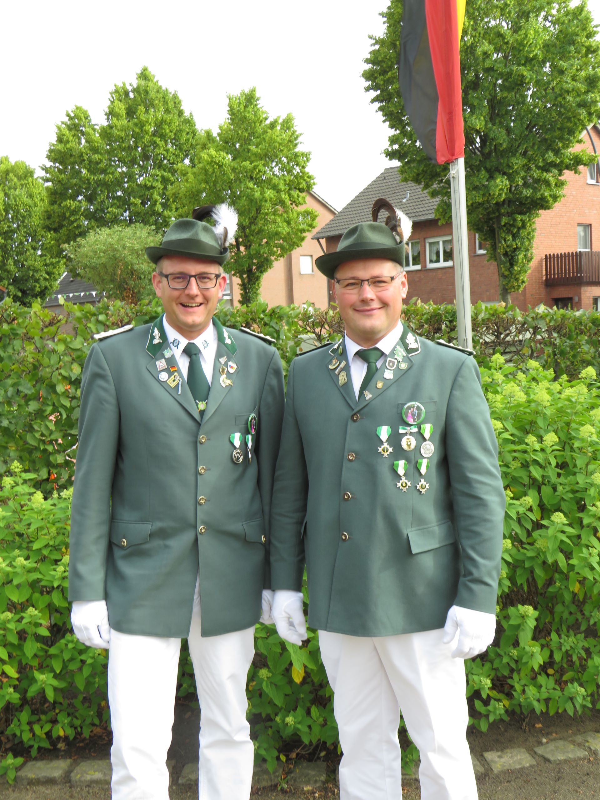 Königsoffiziere (von links): Christoph Hagenkamp & Thomas Vorholt